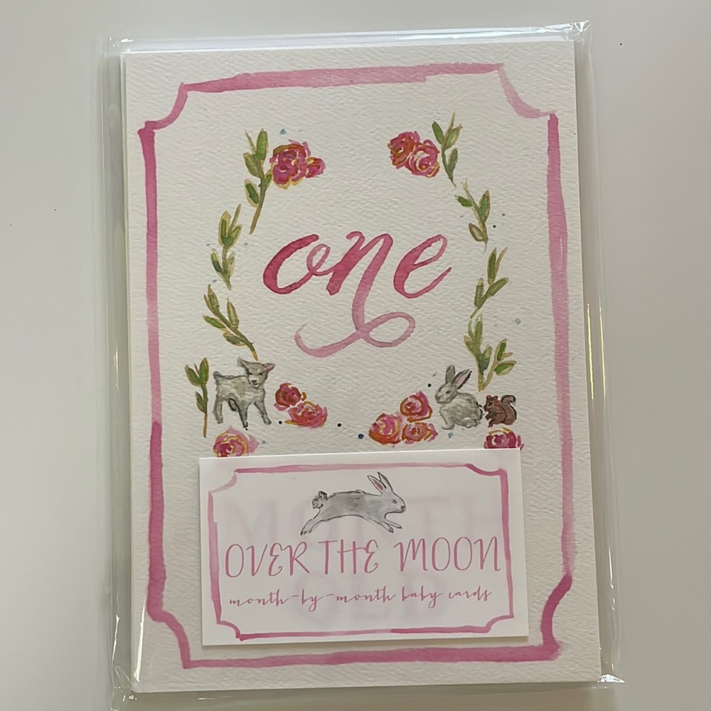 Month by month milestone cards